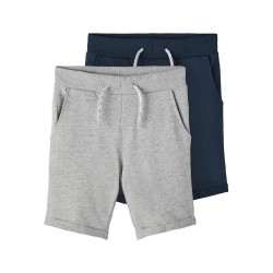 къси,панталони,детски,панталони,name,it,vermo,sweat,shorts,2,units,grey,melange,pack,packed,with,dark,sapphire,(blue,grey)