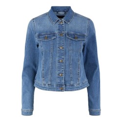 яке,дамски,якета,и,палта,pieces,oia,denim,jacket,blue,(medium,blue,denim)