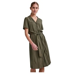 рокля,дамски,поли,и,рокли,pieces,olivia,short,sleeve,dress,green,(grape,leaf)