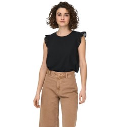 дамски,блузи,дамски,ризи,only,ann,star,frill,sleeveless,blouse,black,(black)