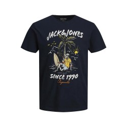 тениска,детски,тениски,jack,&,jones,venice,bones,short,sleeve,t,shirt,black,(navy,blazer)