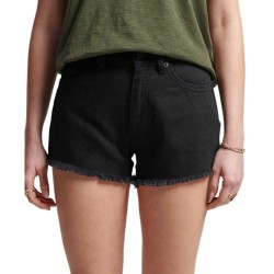 къси,панталони,дамски,панталони,superdry,studios,high,rise,denim,shorts,black,black,(black)