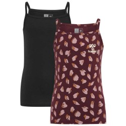 тениска,детски,тениски,hummel,carolina,sleeveless,t,shirt,2,units,red,black,(windsor,wine)