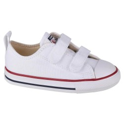 Детски маратонки Converse kids Chuck Taylor All Star 2V OX S trainers - White (White) детски,маратонки,мъжки,маратонки,дамски,маратонки,converse,kids,chuck,taylor,all,star,2v,ox,s,trainers,white,(white)