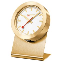 часовник,часовници,mondaine,magnet,gold,50,mm,watch,white,golden