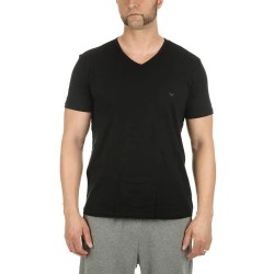 Тениска Emporio armani 111648-CC722 short sleeve v neck T-shirt 2 units - Black (Black) тениска,мъжки,тениски,emporio,armani,111648,cc722,short,sleeve,v,neck,t,shirt,2,units,black,(black)