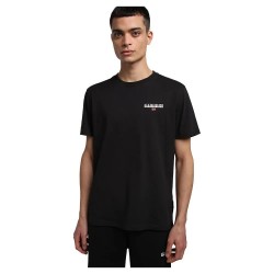 Тениска Napapijri S-Ice 2 short sleeve T-shirt - Black (Black 041) тениска,мъжки,тениски,napapijri,s,ice,2,short,sleeve,t,shirt,black,(black,041)