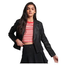 яке,дамски,якета,и,палта,superdry,vintage,coated,biker,jacket,black