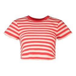 къса,блуза,дамски,топове,superdry,vintage,crop,top,red,(soda,pop,red,oatmeal,stripe)