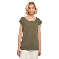 тениска,дамски,тениски,build,your,brand,wide,neck,short,sleeve,t,shirt,olive,(green)