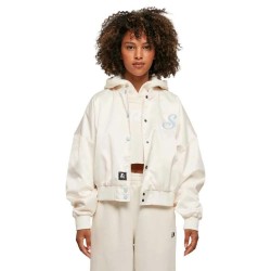 яке,дамски,якета,и,палта,starter,black,label,satin,college,bomber,jacket,white,(pale,white)