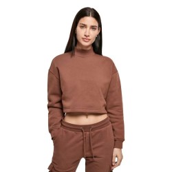 блуза,дамски,пуловери,дамски,плетени,дрехи,urban,classics,cropped,oversized,sweater,green,(bark)