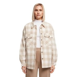 риза,с,дълъг,ръкав,дамски,блузи,дамски,ризи,urban,classics,flanell,over,long,sleeve,shirt,beige