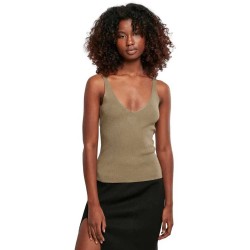 тениска,дамски,тениски,urban,classics,knit,sleeveless,t,shirt,green,(khaki)