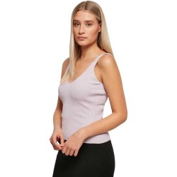 Тениска Urban classics Knit sleeveless T-shirt - Purple (Light Purple) тениска,мъжки,тениски,дамски,тениски,urban,classics,knit,sleeveless,t,shirt,purple,(light,purple)