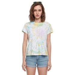 тениска,дамски,тениски,urban,classics,tie,dye,boyfriend,short,sleeve,t,shirt,white,(pastel)