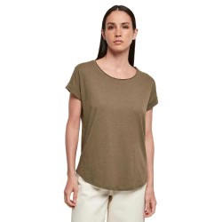 тениска,дамски,тениски,build,your,brand,slub,short,sleeve,t,shirt,olive,(green)