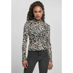 тениска,дамски,тениски,urban,classics,aop,mesh,long,sleeve,high,neck,t,shirt,white,(white,black)