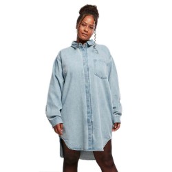 рокля,дамски,поли,и,рокли,urban,classics,oversized,long,sleeve,short,dress,blue