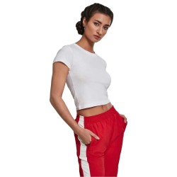 тениска,дамски,тениски,urban,classics,stretch,cropped,short,sleeve,t,shirt,white,(white)