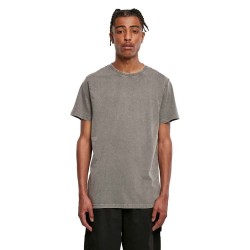 тениска,мъжки,тениски,build,your,brand,acid,washed,short,sleeve,t,shirt,asphalt,(grey)