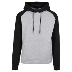 суичър,мъжки,пуловери,build,your,brand,basic,raglan,hoodie,grey,(heather,grey,black)