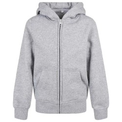 блуза,детски,блузи,build,your,brand,organic,basic,full,zip,sweatshirt,heather,grey,(grey)