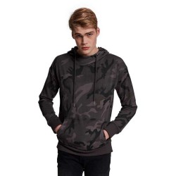 суичър,мъжки,пуловери,urban,classics,high,neck,camo,hoodie,grey
