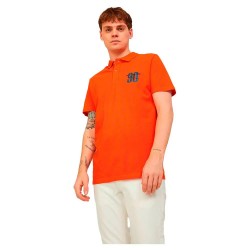 мъжки,блузи,с,яка,jack,&,jones,logan,aop,short,sleeve,polo,tangerine,tango,(orange)