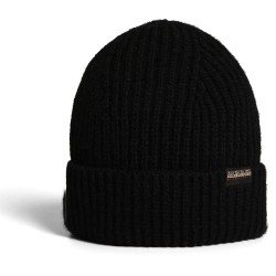 Шапка Napapijri Foli 3 beanie - Black (Black 041) шапка,всички,шапки,napapijri,foli,3,beanie,black,(black,041)