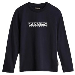 тениска,детски,тениски,napapijri,k,s,box,1,long,sleeve,t,shirt,blue,marine,(black)
