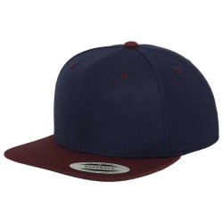 шапка,всички,шапки,flexfit,classic,2,tone,cap,navy,marron,(blue)