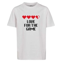 тениска,детски,тениски,mister,tee,love,for,the,game,short,sleeve,t,shirt,white,(white)