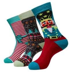 чорапи,мъжки,чорапи,urban,classics,christmas,nutcracker,socks,3,pairs,multicolor,(multicolor)
