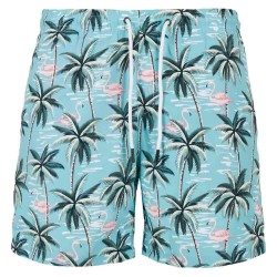 бански,гащета,мъжки,бански,костюми,urban,classics,pattern,swimming,shorts,tropical,bird,(blue)
