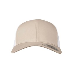 Шапка Flexfit Retro Trucker 2-Tone cap - Beige (Khaki / White) шапка,всички,шапки,flexfit,retro,trucker,2,tone,cap,beige,(khaki,white)