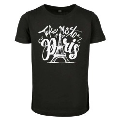 тениска,детски,тениски,mister,tee,take,me,to,paris,short,sleeve,t,shirt,black,(black)