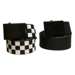 колан,колани,urban,classics,check,and,solid,belt,2,units,black,(black,off,white)