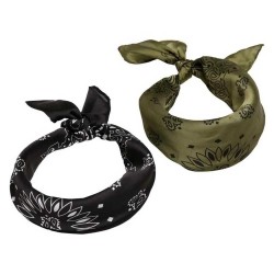 други,аксесоари,urban,classics,satin,headband,2,units,green,black,(black,lilac)
