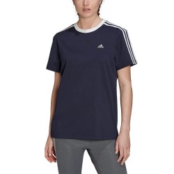 тениска,дамски,тениски,adidas,essentials,3,stripes,short,sleeve,t,shirt,blue,(blue)