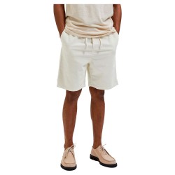 къси,панталони,мъжки,панталони,selected,loose,ashford,flex,shorts,white