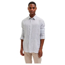 риза,с,дълъг,ръкав,мъжки,ризи,selected,regular,kylian,linen,long,sleeve,shirt,white