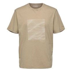 тениска,мъжки,тениски,selected,relax,bob,short,sleeve,t,shirt,green,(incense)