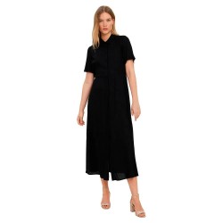рокля,дамски,поли,и,рокли,vero,moda,ally,exp,short,sleeve,dress,black,(black)