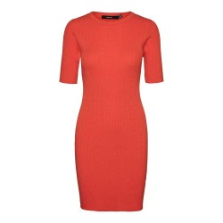рокля,дамски,поли,и,рокли,vero,moda,gold,2,4,o,neck,vip,short,sleeve,short,dress,red,(paprika)