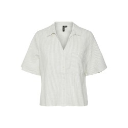 риза,с,къс,ръкав,дамски,блузи,дамски,ризи,vero,moda,jily,2,4,short,sleeve,shirt,blue,(desert,sage,stripes,snow,white)