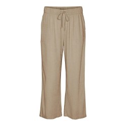 панталони,дамски,панталони,vero,moda,line,cropped,linen,mix,pants,green,(nomad)