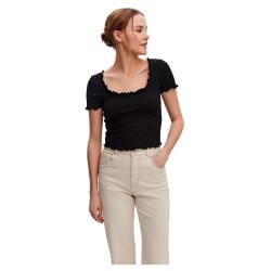 тениска,дамски,тениски,vero,moda,polly,sb5,short,sleeve,t,shirt,black,(black)