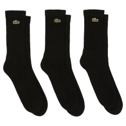 Чорапи Lacoste RA4182-00 socks - Black (Black / Black / Black) чорапи,мъжки,чорапи,дамски,чорапи,lacoste,ra4182,00,socks,black,(black,black,black)