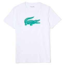 тениска,мъжки,тениски,lacoste,th2042,00,short,sleeve,t,shirt,white,dark,green,(white)